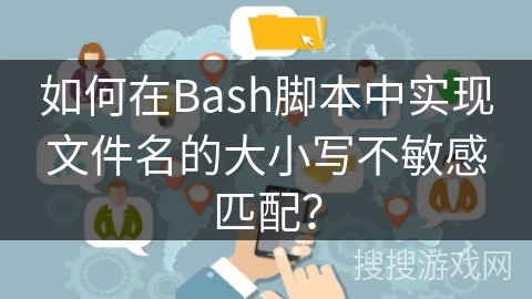 如何在Bash脚本中实现文件名的大小写不敏感匹配？