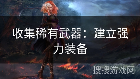 收集稀有武器:建立强力装备 收集稀有武器:建立强力装备
