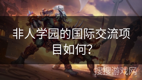 非人学园的国际交流项目如何？
