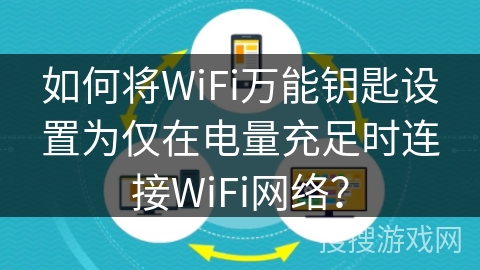 如何将WiFi万能钥匙设置为仅在电量充足时连接WiFi网络？