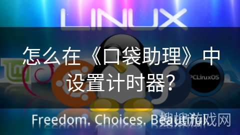 怎么在《口袋助理》中设置计时器? 怎么在《口袋助理》中设置计时器?
