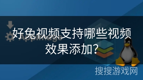 好兔视频支持哪些视频效果添加？