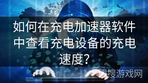 如何在充电加速器软件中查看充电设备的充电速度？