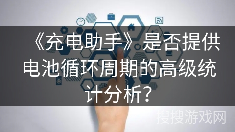 《充电助手》是否提供电池循环周期的高级统计分析？