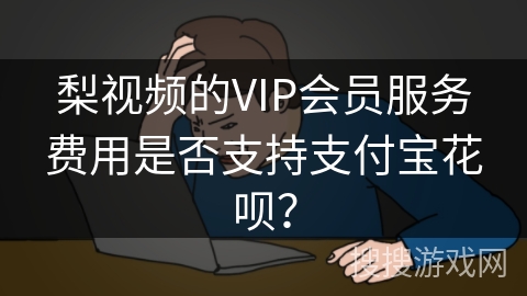 梨视频的VIP会员服务费用是否支持支付宝花呗？