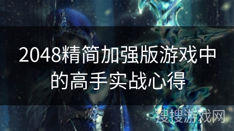 2048精简加强版游戏中的高手实战心得 2048精简加强版游戏中的高手实战心得