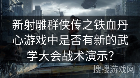 新射雕群侠传之铁血丹心游戏中是否有新的武学大会战术演示？