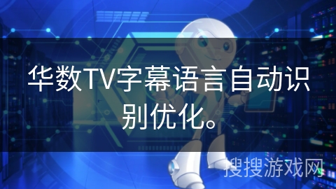 华数TV字幕语言自动识别优化。