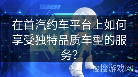 在首汽约车平台上如何享受独特品质车型的服务？