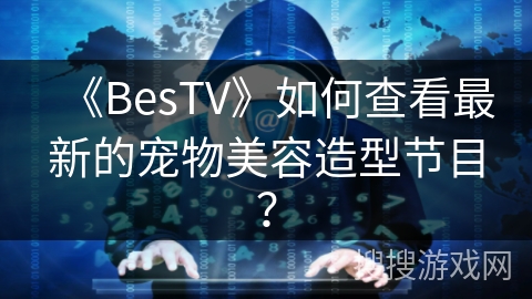《BesTV》如何查看最新的宠物美容造型节目？