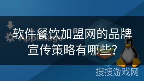 软件餐饮加盟网的品牌宣传策略有哪些？