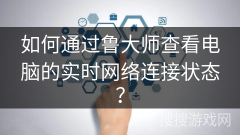 如何通过鲁大师查看电脑的实时网络连接状态？