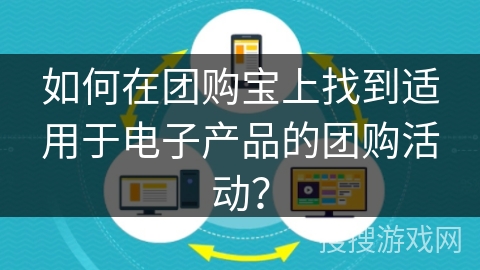 如何在团购宝上找到适用于电子产品的团购活动？