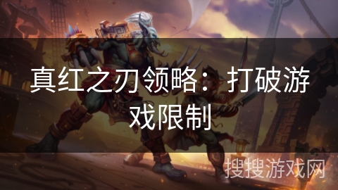 真红之刃领略：打破游戏限制