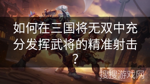 如何在三国将无双中充分发挥武将的精准射击？