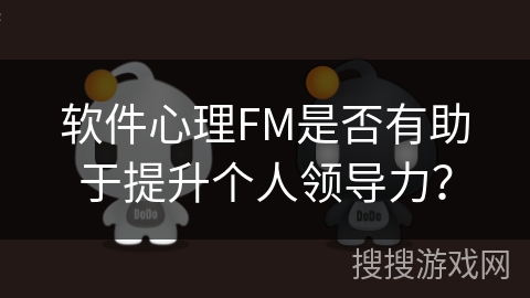 软件心理FM是否有助于提升个人领导力？