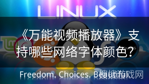 《万能视频播放器》支持哪些网络字体颜色？
