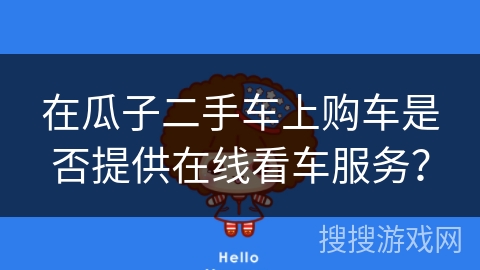 在瓜子二手车上购车是否提供在线看车服务？