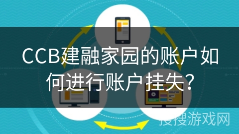 CCB建融家园的账户如何进行账户挂失？