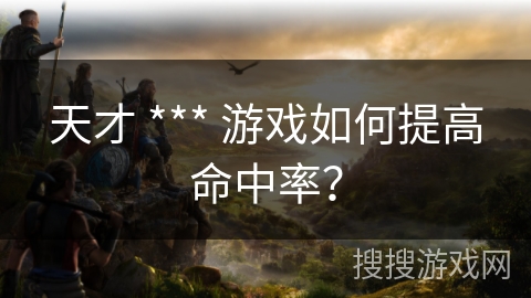 天才 *** 游戏如何提高命中率？