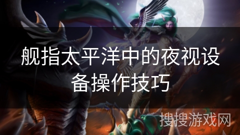 舰指太平洋中的夜视设备操作技巧