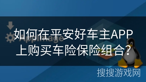 如何在平安好车主APP上购买车险保险组合？