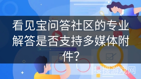看见宝问答社区的专业解答是否支持多媒体附件？