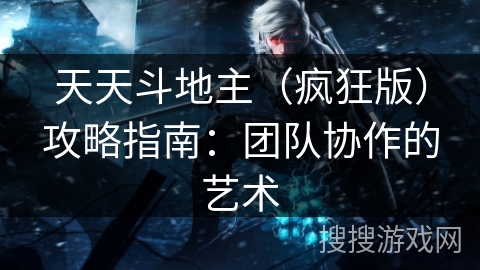 天天斗地主（疯狂版）攻略指南：团队协作的艺术