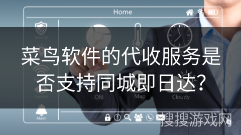 菜鸟软件的代收服务是否支持同城即日达？