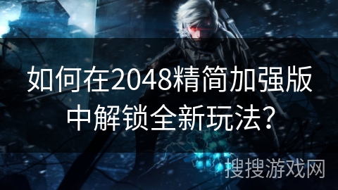 如何在2048精简加强版中解锁全新玩法？