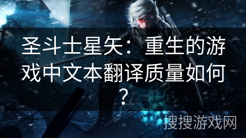圣斗士星矢：重生的游戏中文本翻译质量如何？