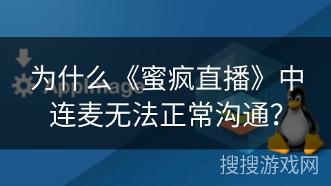 为什么《蜜疯直播》中连麦无法正常沟通？