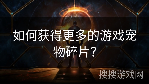 如何获得更多的游戏宠物碎片？