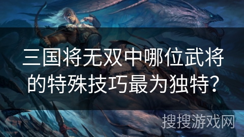 三国将无双中哪位武将的特殊技巧最为独特？