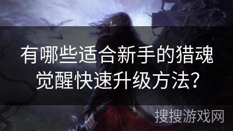 有哪些适合新手的猎魂觉醒快速升级方法？
