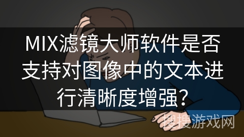 MIX滤镜大师软件是否支持对图像中的文本进行清晰度增强？