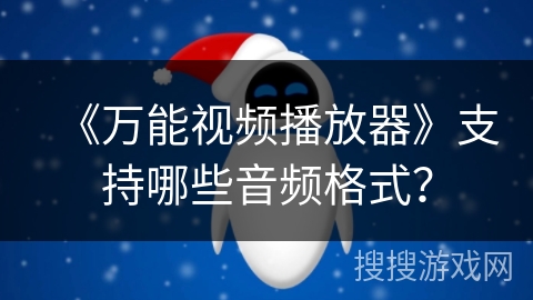 《万能视频播放器》支持哪些音频格式? 《万能视频播放器》支持哪些音频格式?