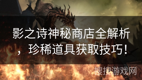 影之诗神秘商店全解析，珍稀道具获取技巧！