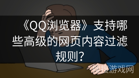 《QQ浏览器》支持哪些高级的网页内容过滤规则？