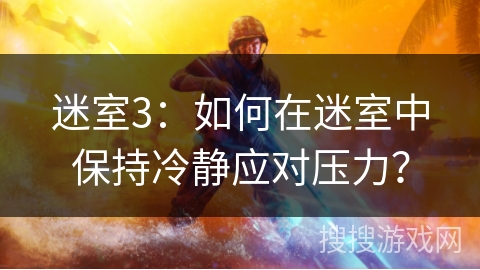 迷室3：如何在迷室中保持冷静应对压力？