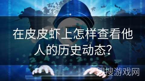 在皮皮虾上怎样查看他人的历史动态？