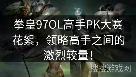 拳皇97OL高手PK大赛花絮，领略高手之间的激烈较量！