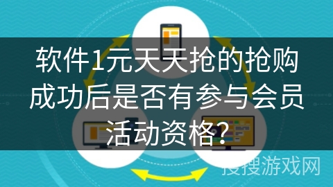 软件1元天天抢的抢购成功后是否有参与会员活动资格? 软件1元天天抢的抢购成功后是否有参与会员活动资格?