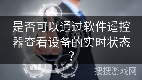 是否可以通过软件遥控器查看设备的实时状态？