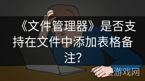 《文件管理器》是否支持在文件中添加表格备注？