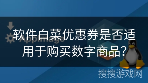 软件白菜优惠券是否适用于购买数字商品？