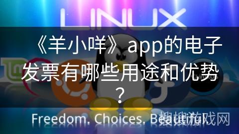 《羊小咩》app的电子发票有哪些用途和优势? 《羊小咩》app的电子发票有哪些用途和优势?