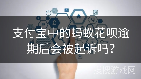 支付宝中的蚂蚁花呗逾期后会被起诉吗? 支付宝中的蚂蚁花呗逾期后会被起诉吗?