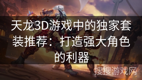 天龙3D游戏中的独家套装推荐：打造强大角色的利器