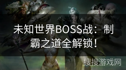 未知世界BOSS战：制霸之道全解锁！
